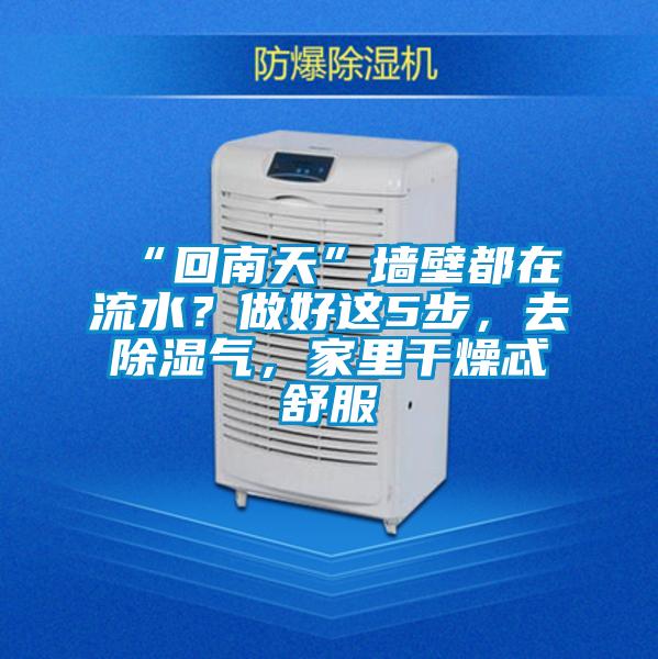 “回南天”墻壁都在流水？做好這5步，去除濕氣，家里干燥忒舒服