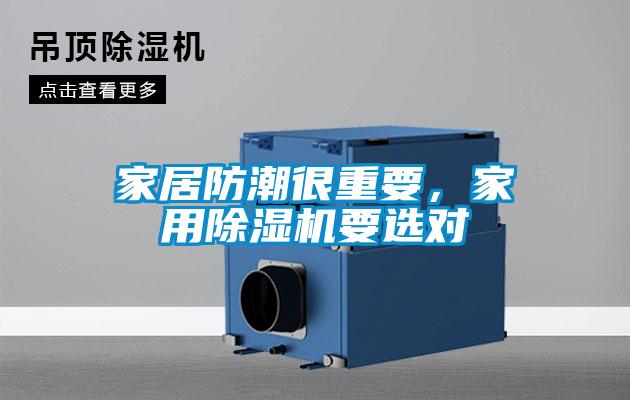 家居防潮很重要,家用除濕機要選對