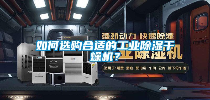 如何選購合適的工業除濕干燥機？