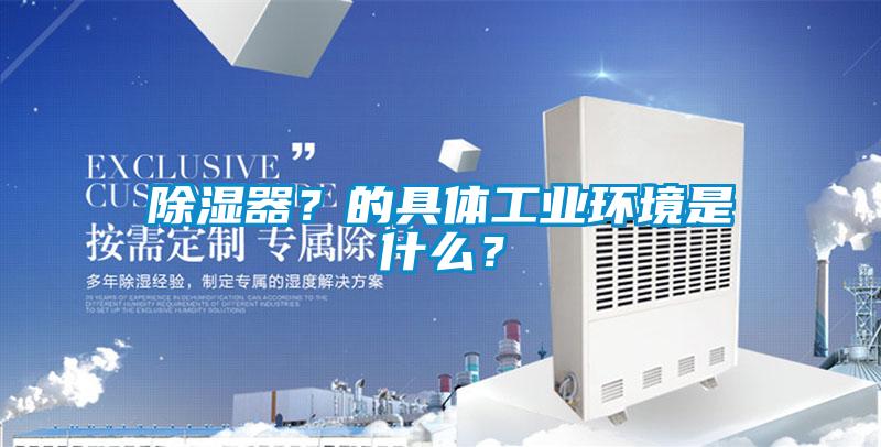 除濕器？的具體工業(yè)環(huán)境是什么？