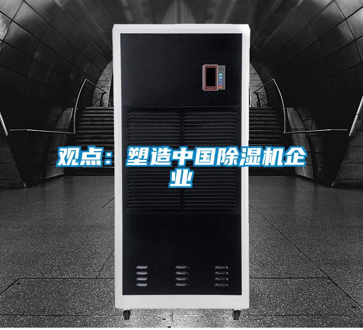 觀點：塑造中國除濕機企業