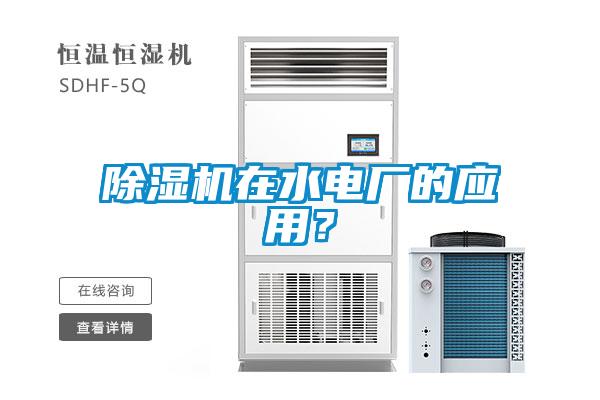 除濕機在水電廠的應(yīng)用？