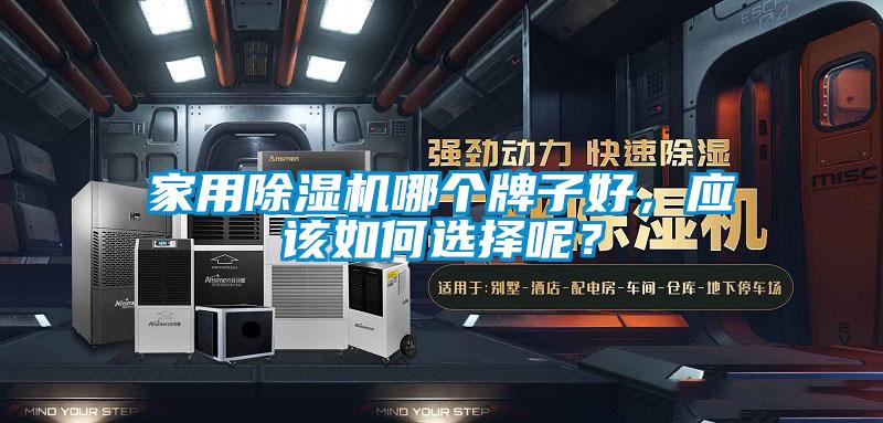 家用除濕機(jī)哪個(gè)牌子好，應(yīng)該如何選擇呢？