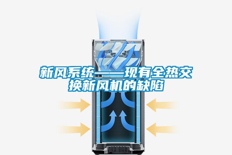 新風(fēng)系統(tǒng)——現(xiàn)有全熱交換新風(fēng)機的缺陷