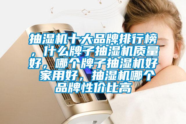 抽濕機十大品牌排行榜，什么牌子抽濕機質量好，哪個牌子抽濕機好 家用好，抽濕機哪個品牌性價比高
